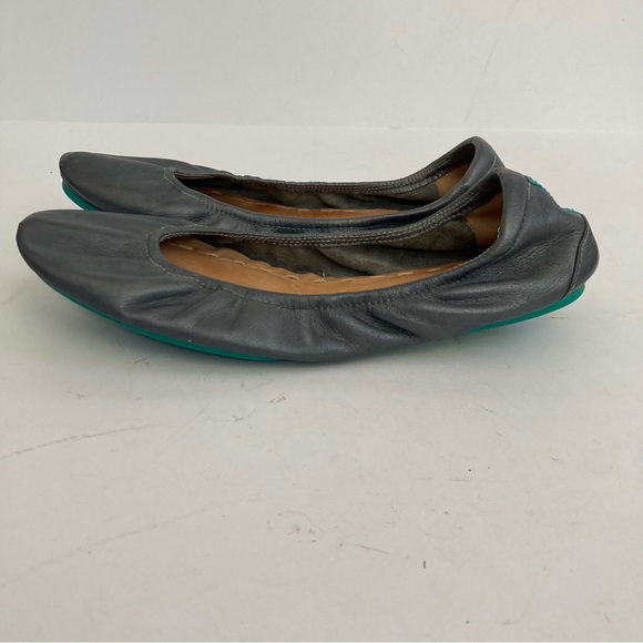 TIEKS By Gavriell Classic Leather Ballet Flats Gray sz 9 - Picture 13 of 15